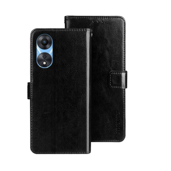 idewei Crazy Horse Texture Leather Phone Case