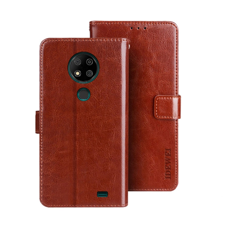 idewei Crazy Horse Texture Leather Phone Case