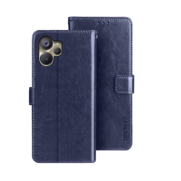 idewei Crazy Horse Texture Leather Phone Case