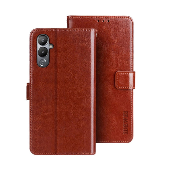 idewei Crazy Horse Texture Leather Phone Case