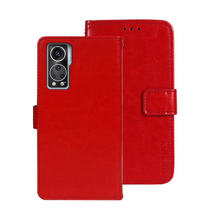 idewei Crazy Horse Texture Leather Phone Case