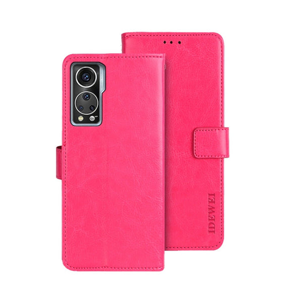 idewei Crazy Horse Texture Leather Phone Case