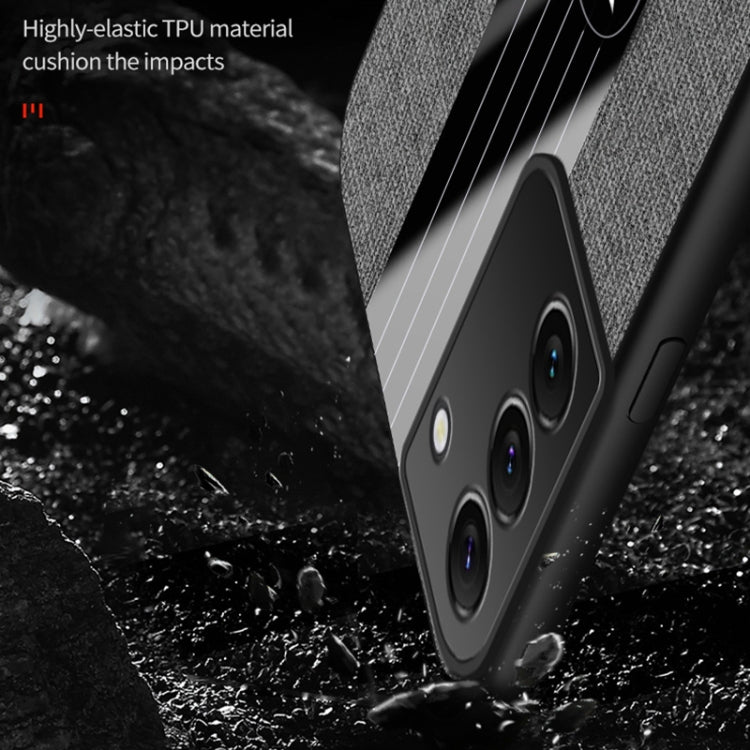 XINLI Stitching Cloth Textue Shockproof TPU Phone Case, For Samsung Galaxy S22+ 5G, For Samsung Galaxy S22 Ultra 5G