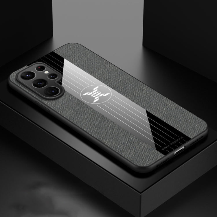 XINLI Stitching Cloth Textue Shockproof TPU Phone Case, For Samsung Galaxy S22+ 5G, For Samsung Galaxy S22 Ultra 5G