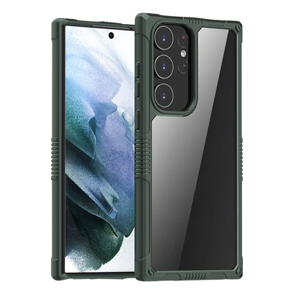 iPAKY Transparent PC + TPU Shockproof Phone Case, For Samsung Galaxy S23 Ultra 5G