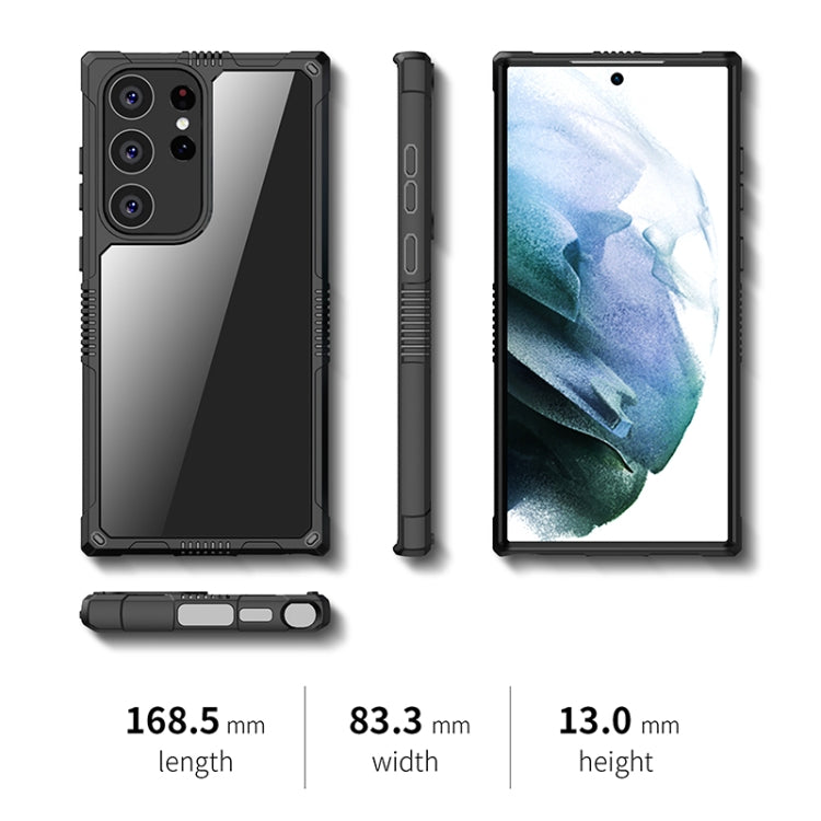 iPAKY Transparent PC + TPU Shockproof Phone Case, For Samsung Galaxy S23 Ultra 5G