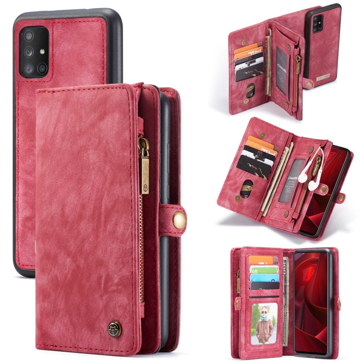 CaseMe-008 Detachable Multifunctional Horizontal Flip Leather Case with Card Slot & Holder & Zipper Wallet & Photo Frame