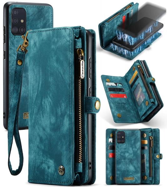 CaseMe-008 Detachable Multifunctional Horizontal Flip Leather Case with Card Slot & Holder & Zipper Wallet & Photo Frame