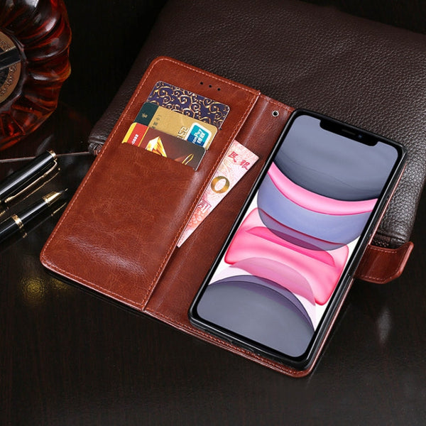 idewei Crazy Horse Texture Horizontal Flip Leather Case with Holder & Card Slots & Wallet, For iPhone 11, For iPhone 11 Pro, For iPhone 11 Pro Max