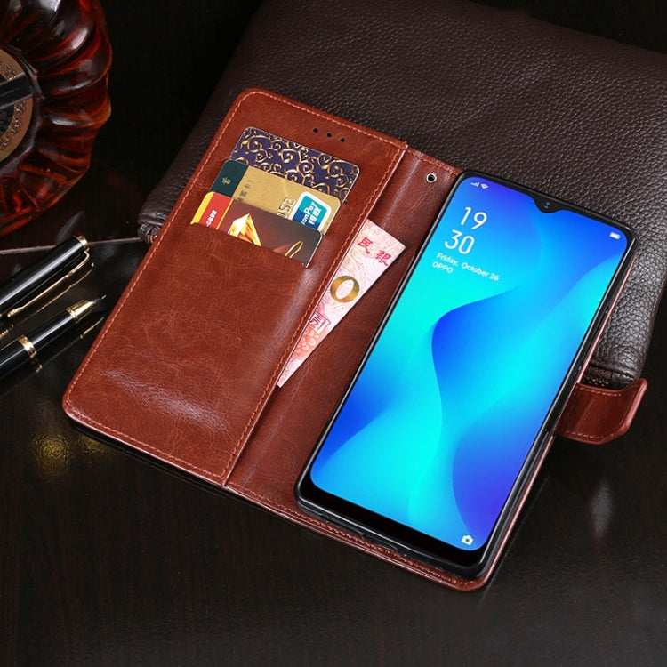 idewei Crazy Horse Texture Horizontal Flip Leather Case with Holder & Card Slots & Wallet, For OPPO A1K, For OPPO A3S, For OPPO A5 (2020)