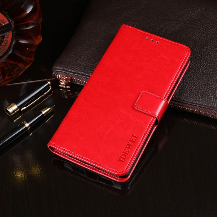 idewei Crazy Horse Texture Horizontal Flip Leather Case with Holder & Card Slots & Wallet, For OPPO A1K, For OPPO A3S, For OPPO A5 (2020)