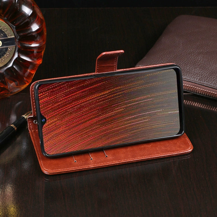 idewei Crazy Horse Texture Horizontal Flip Leather Case with Holder & Card Slots & Wallet, For OPPO A5s, For OPPO A7, For OPPO K5