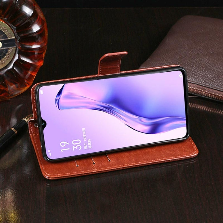 idewei Crazy Horse Texture Horizontal Flip Leather Case with Holder & Card Slots & Wallet, For OPPO A8, For OPPO A9, For OPPO A9 (2020)