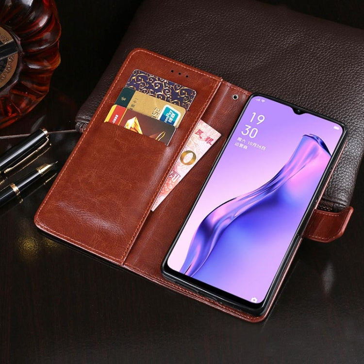 idewei Crazy Horse Texture Horizontal Flip Leather Case with Holder & Card Slots & Wallet, For OPPO A8, For OPPO A9, For OPPO A9 (2020)