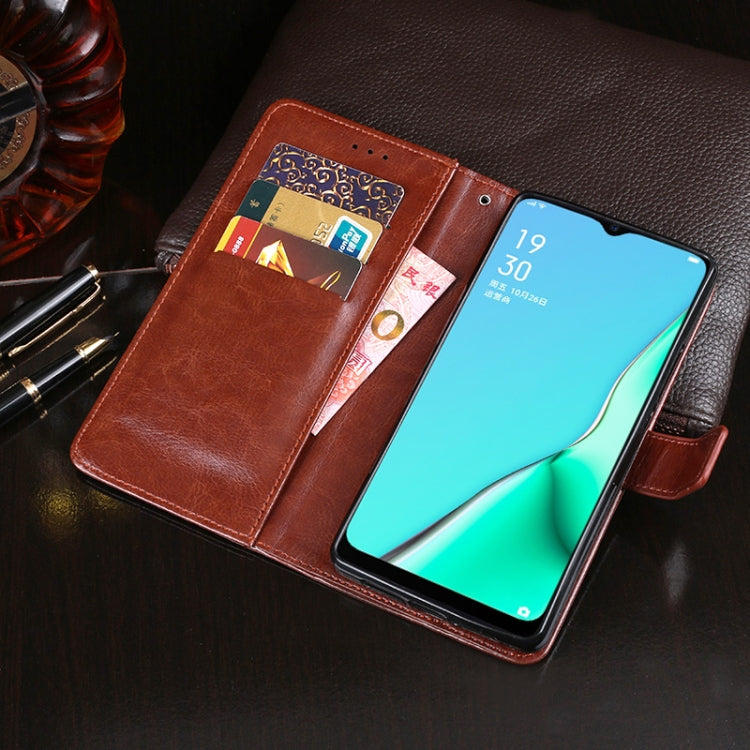 idewei Crazy Horse Texture Horizontal Flip Leather Case with Holder & Card Slots & Wallet, For OPPO A11, For OPPO A31 (2020), For OPPO AX5