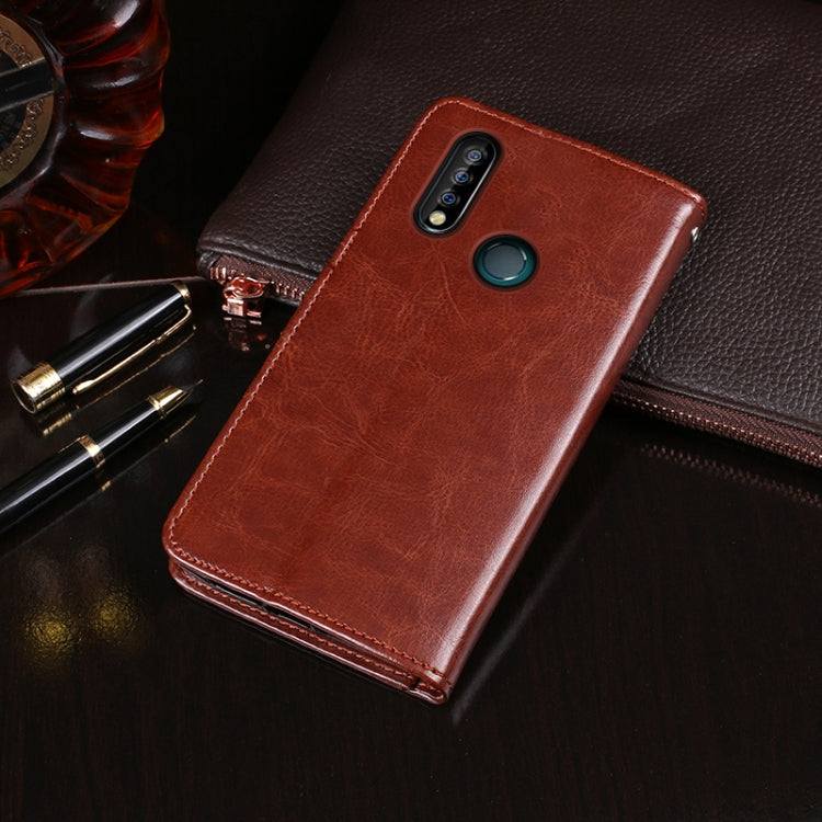 idewei  Crazy Horse Texture Horizontal Flip Leather Case with Holder & Card Slots & Wallet, For Oukitel C17 Pro, For Oukitel K5000