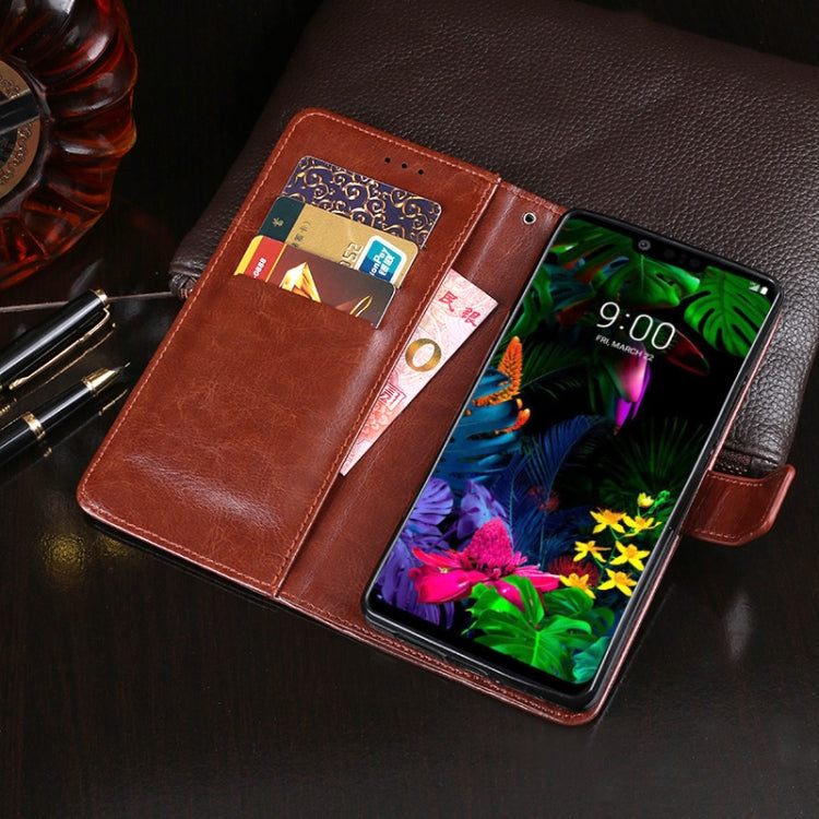 idewei Crazy Horse Texture Horizontal Flip Leather Case with Holder & Card Slots & Wallet, For LG G8 ThinQ, For LG K20 (2019), For LG K40S