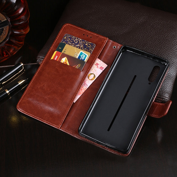 idewei  Crazy Horse Texture Horizontal Flip Leather Case with Holder & Card Slots & Wallet, For Vivo IQOO, For Vivo iQOO Pro 5G, For Vivo NEX 3 5G