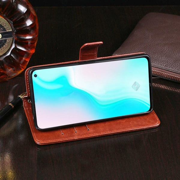 idewei  Crazy Horse Texture Horizontal Flip Leather Case with Holder & Card Slots & Wallet, For Vivo S5, For Vivo V9, For Vivo V11i