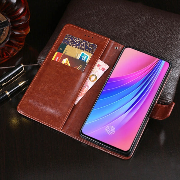 idewei  Crazy Horse Texture Horizontal Flip Leather Case with Holder & Card Slots & Wallet, For Vivo V15 Pro, For Vivo X23, For Vivo X30