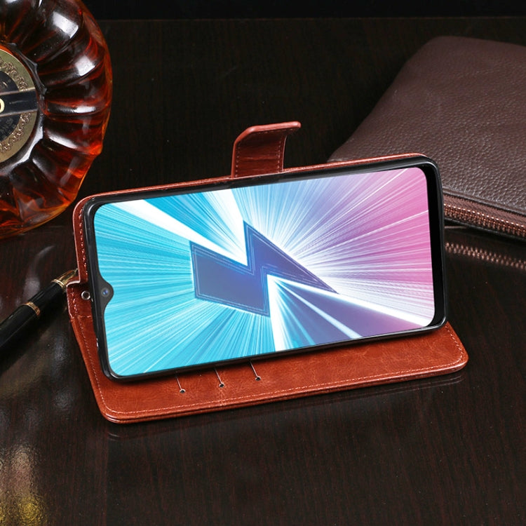 idewei  Crazy Horse Texture Horizontal Flip Leather Case with Holder & Card Slots & Wallet, For Vivo Y17 2019, For Vivo Z5x