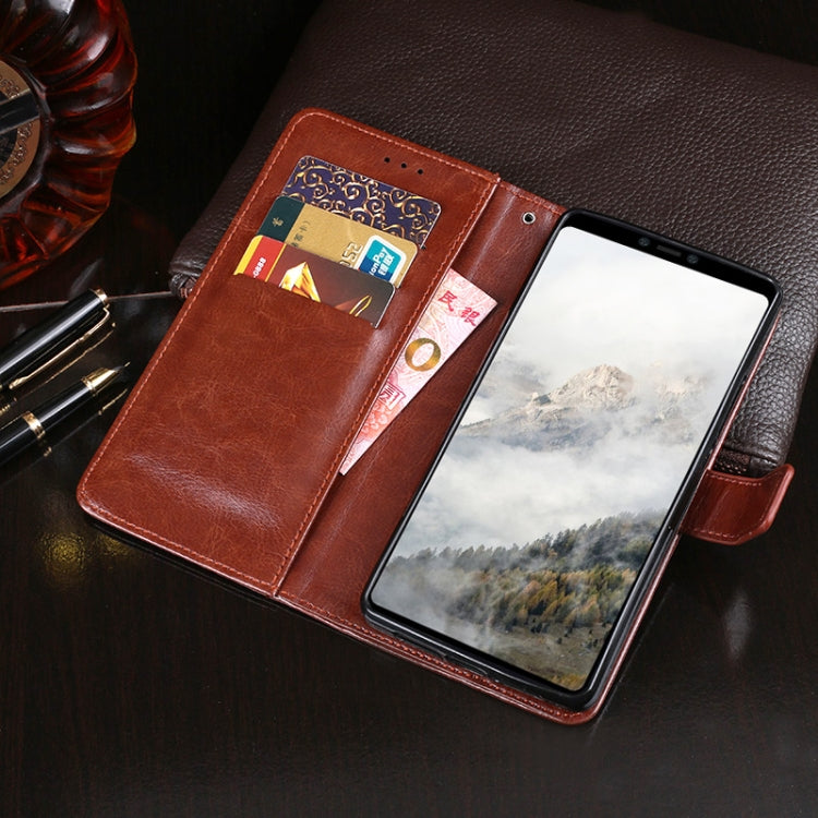 idewei Crazy Horse Texture Horizontal Flip Leather Case with Holder & Card Slots & Wallet, For Google Pixel 4, For HTC Desire 12, For HTC Desire 12+