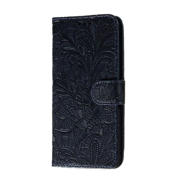 Lace Flower Embossing Pattern Horizontal Flip Leather Case , with Holder & Card Slots & Wallet & Photo Frame & Lanyard, For Huawei Enjoy 10e, For Xiaomi Redmi K30 Pro, For Xiaomi Redmi Note 9 Pro, For Xiaomi Redmi Note 9 Pro Max