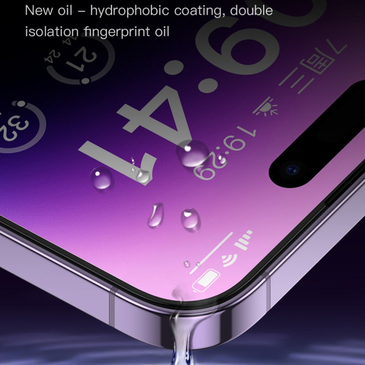 TOTU AB-075 Ultra Clear Explosion-proof Full Screen Tempered Film with Dust Removal Chamber, For iPhone 14/13, For iPhone 14 Pro, For iPhone 14 Plus/13 Pro Max, For iPhone 14 Pro Max