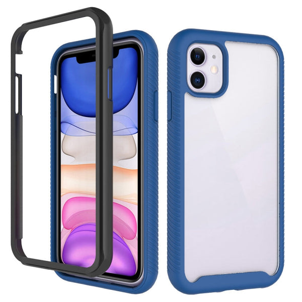 Starry Sky Solid Color Series Shockproof PC + TPU Protective Case