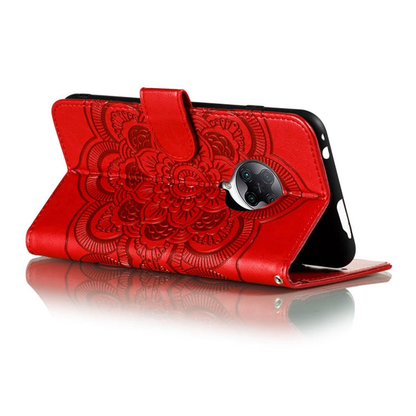 Mandala Embossing Pattern Horizontal Flip PU Leather Case with Holder & Card Slots & Walle & Lanyard, For Xiaomi Redmi K30 Pro, For Xiaomi Redmi Note 9 Pro, For Xiaomi Redmi Note 9 Pro Max