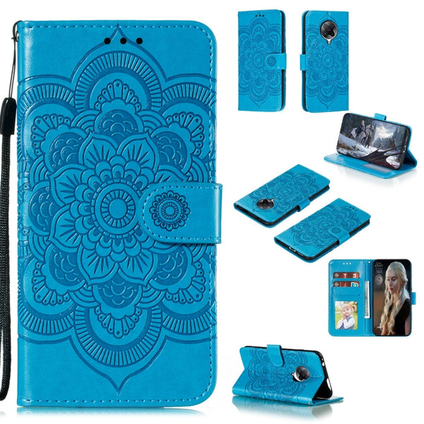 Mandala Embossing Pattern Horizontal Flip PU Leather Case with Holder & Card Slots & Walle & Lanyard, For Xiaomi Redmi K30 Pro, For Xiaomi Redmi Note 9 Pro, For Xiaomi Redmi Note 9 Pro Max