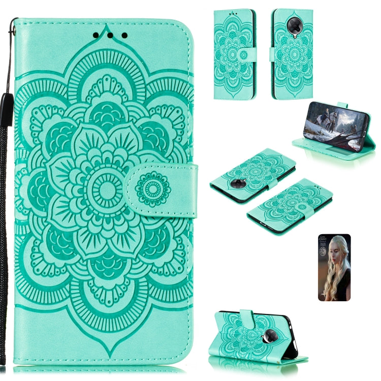Mandala Embossing Pattern Horizontal Flip PU Leather Case with Holder & Card Slots & Walle & Lanyard, For Xiaomi Redmi K30 Pro, For Xiaomi Redmi Note 9 Pro, For Xiaomi Redmi Note 9 Pro Max