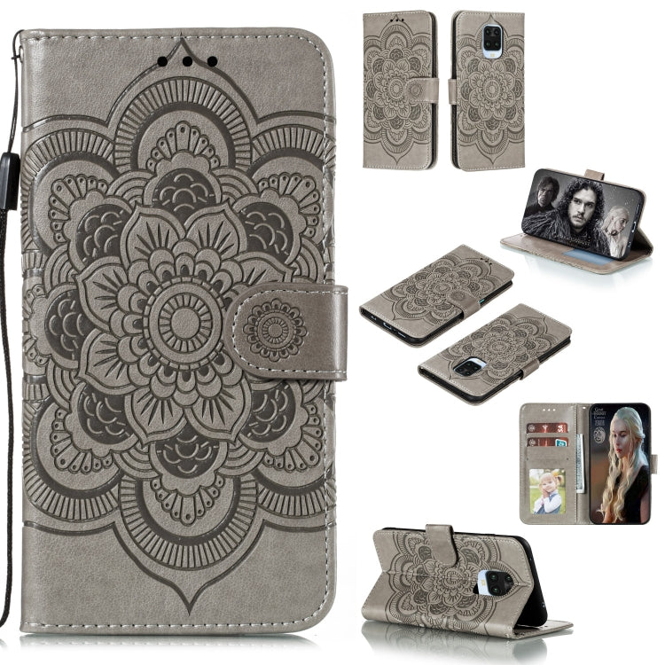 Mandala Embossing Pattern Horizontal Flip PU Leather Case with Holder & Card Slots & Walle & Lanyard, For Xiaomi Redmi K30 Pro, For Xiaomi Redmi Note 9 Pro, For Xiaomi Redmi Note 9 Pro Max