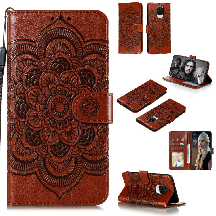 Mandala Embossing Pattern Horizontal Flip PU Leather Case with Holder & Card Slots & Walle & Lanyard, For Xiaomi Redmi K30 Pro, For Xiaomi Redmi Note 9 Pro, For Xiaomi Redmi Note 9 Pro Max