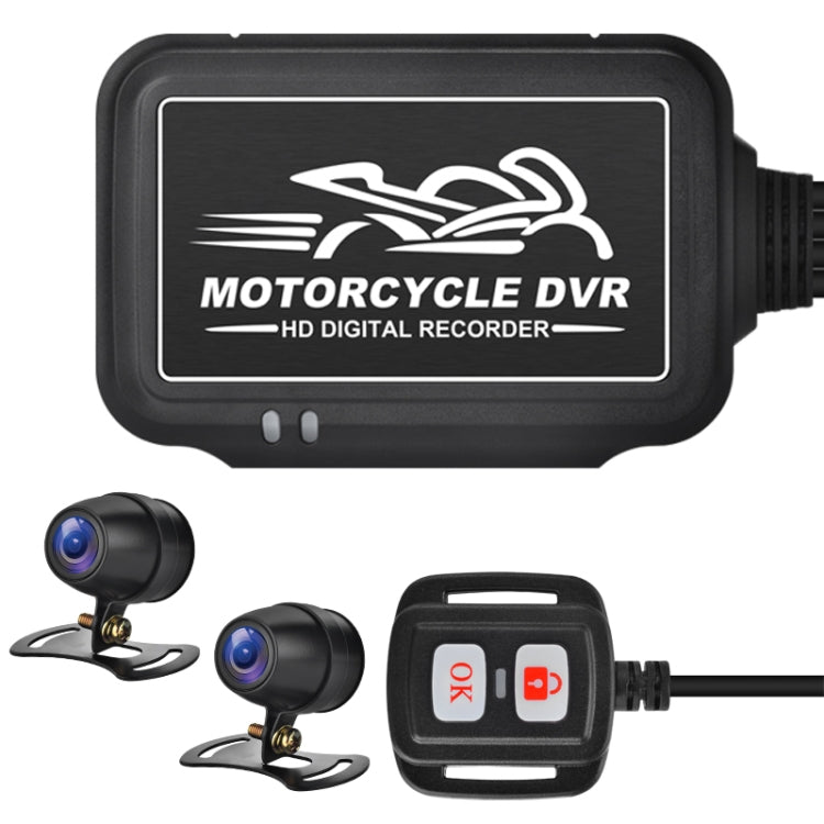 SE3 Dual AHD 1080P Waterproof HD Motorcycle DVR, Support TF Card / Cycling Video / Parking Monitoring, SE3