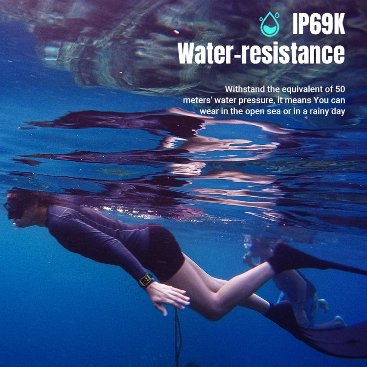 Rogbid Tank S2 1.83 inch IPS Screen Smart Watch, Support Bluetooth Calling / Blood Pressure / Sleep Monitoring, S2 (Black)