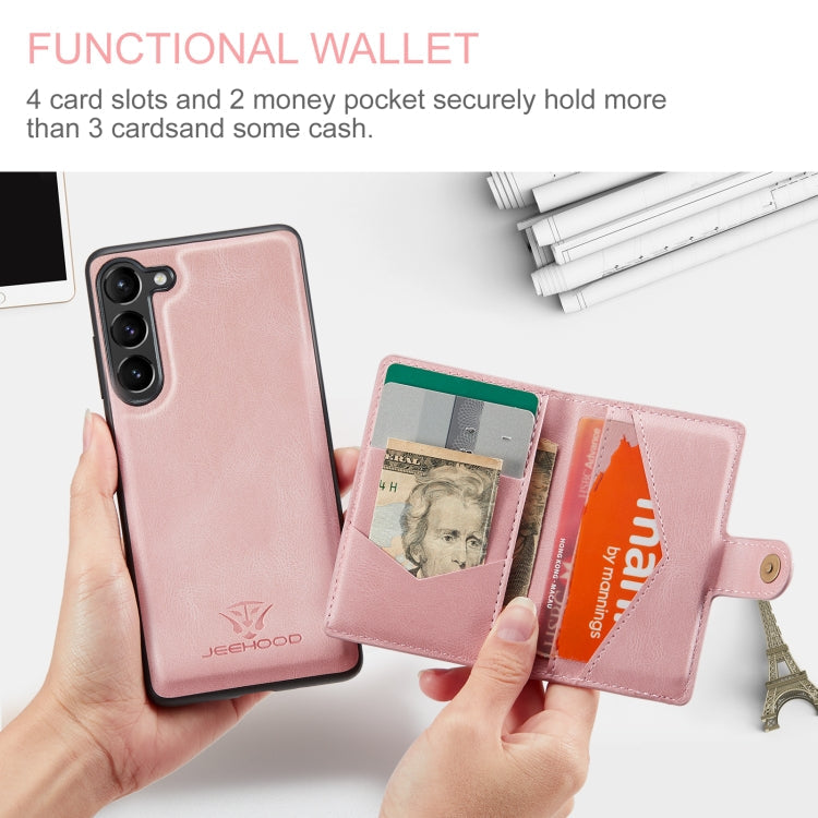 JEEHOOD Retro Magnetic Detachable Protective Phone Case with Wallet & Card Slot, For Samsung Galaxy A54 5G / A54 4G