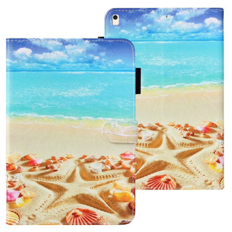 Cross Texture Painted Horizontal  Leather Case with Sleep / Wake-up Function & Card Slot & Holder & Wallet