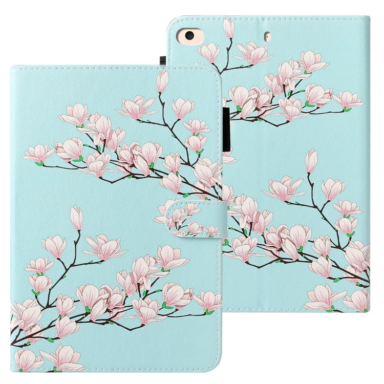 Cross Texture Painted Horizontal  Leather Case with Sleep / Wake-up Function & Card Slot & Holder & Wallet