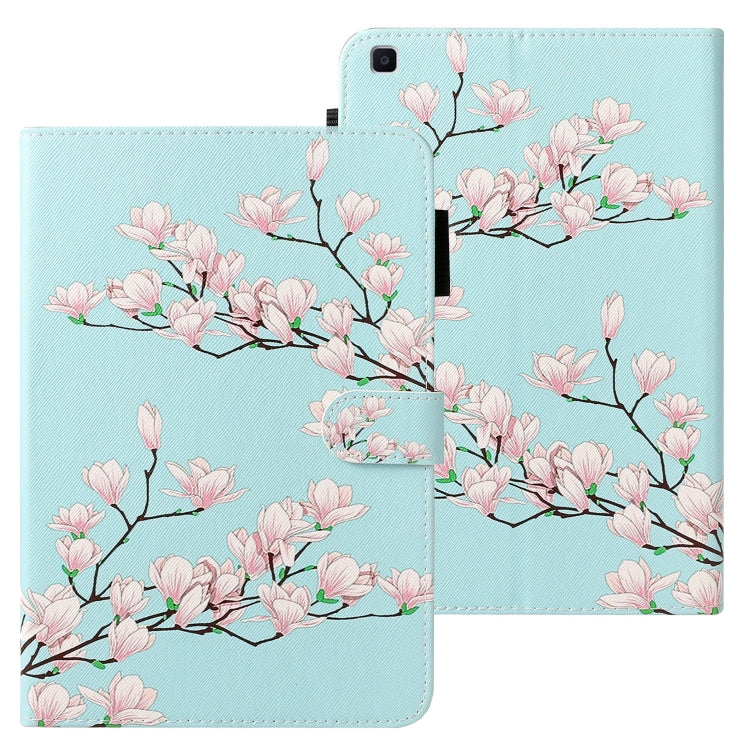 Cross Texture Painted Horizontal  Leather Case with Sleep / Wake-up Function & Card Slot & Holder & Wallet