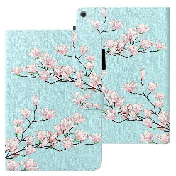 Cross Texture Painted Horizontal  Leather Case with Sleep / Wake-up Function & Card Slot & Holder & Wallet