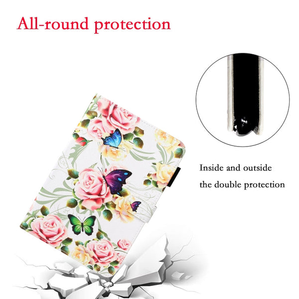 Cross Texture Painted Horizontal  Leather Case with Sleep / Wake-up Function & Card Slot & Holder & Wallet