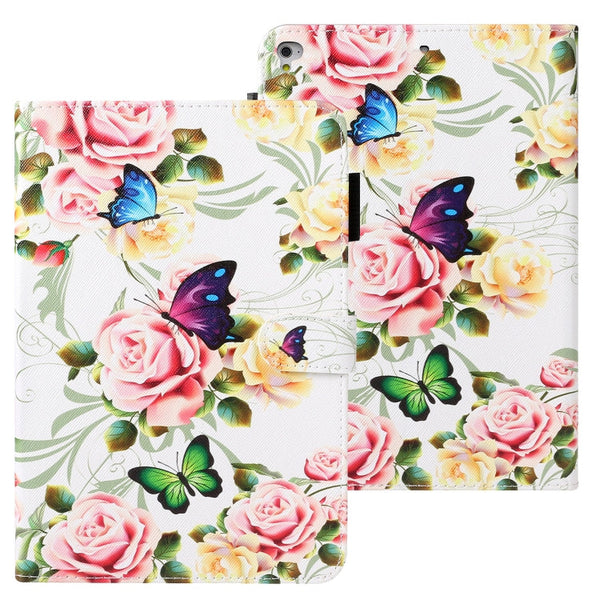 Cross Texture Painted Horizontal  Leather Case with Sleep / Wake-up Function & Card Slot & Holder & Wallet