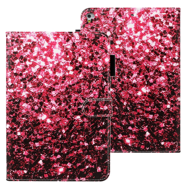 Cross Texture Painted Horizontal  Leather Case with Sleep / Wake-up Function & Card Slot & Holder & Wallet