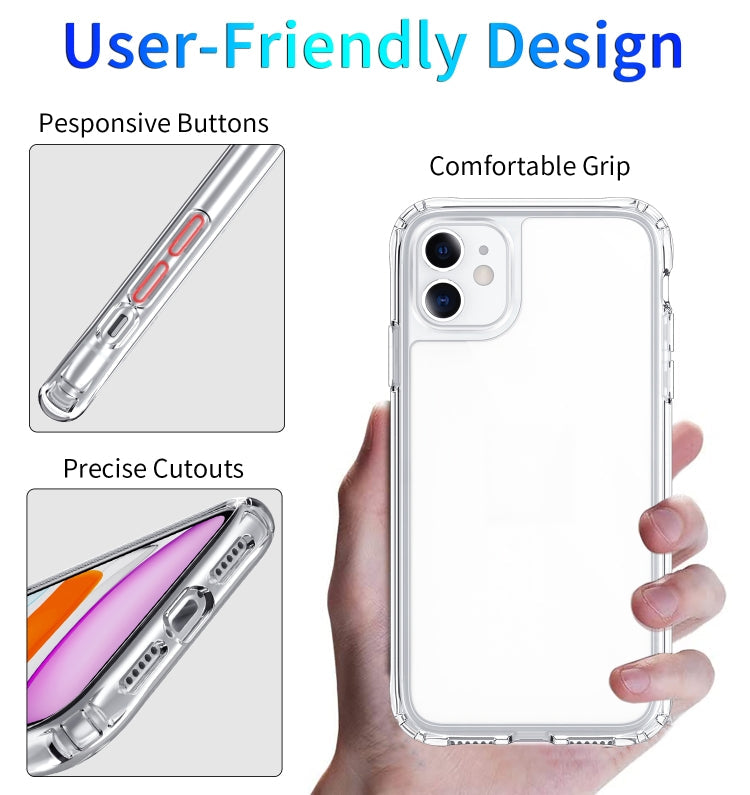 Shockproof Thickening Acrylic Protective Case, For iPhone 11, For iPhone 11 Pro, For iPhone 11 Pro Max