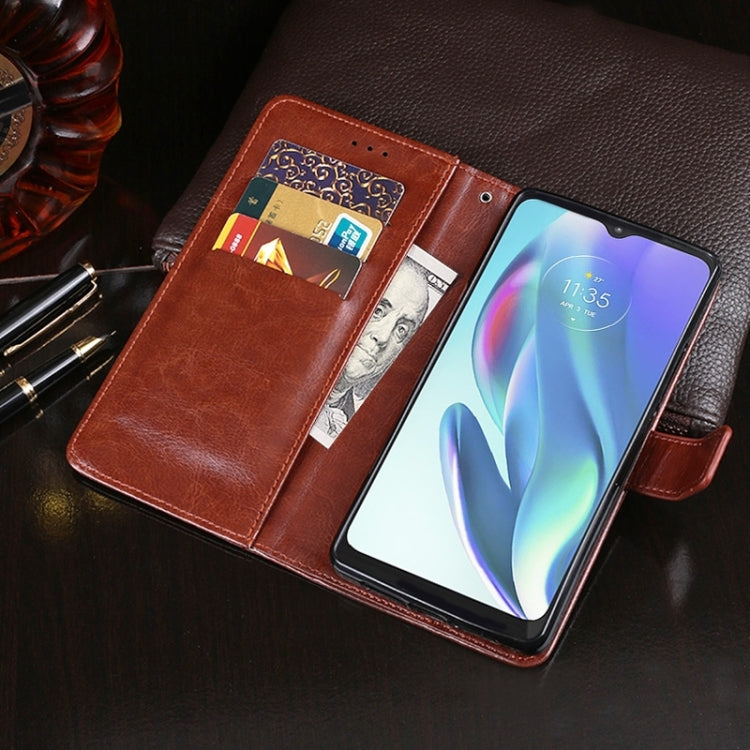 idewei Crazy Horse Texture Leather Phone Case with Holder
