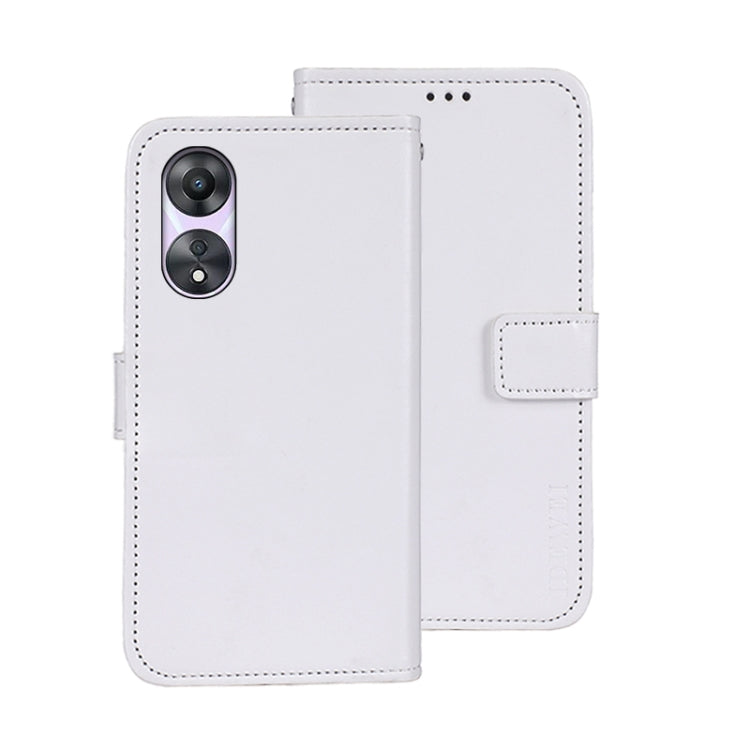 idewei Crazy Horse Texture Leather Phone Case with Holder