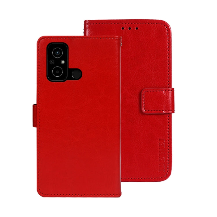 idewei Crazy Horse Texture Leather Phone Case with Holder