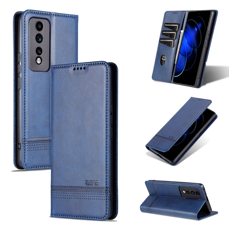AZNS Magnetic Calf Texture Flip Leather Phone Case
