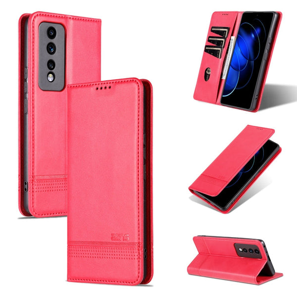 AZNS Magnetic Calf Texture Flip Leather Phone Case